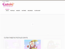 Tablet Screenshot of cuteki.es