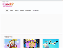 Tablet Screenshot of cuteki.com